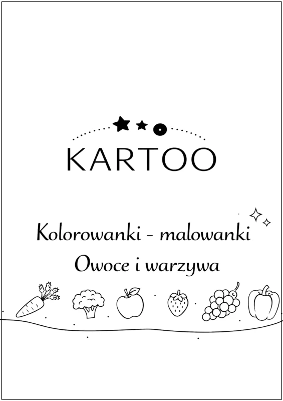 KARTOO Kolorowanka - malowanka Owoce i warzywa.png